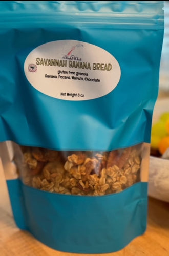 SAVANNAH BANANA BREAD  gluten free granola  8 oz