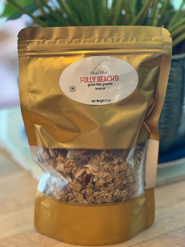 FOLLY BEACH'D Gluten Free Granola  1/2 LB